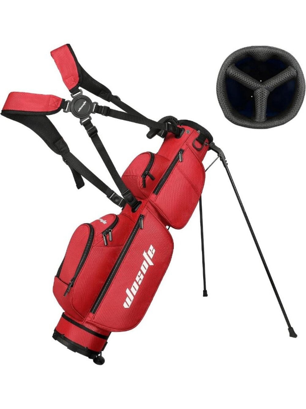 Lightweight Portable Golf Stand Bag with 3-Way Top - Ideal Sunday Carry Bag
